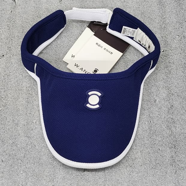 미착용 신품 와이드앵글 골프 썬캡 네이비