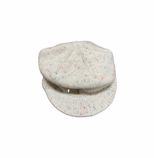 썬러브 비니 Speckle Visor Beanie 아이보리