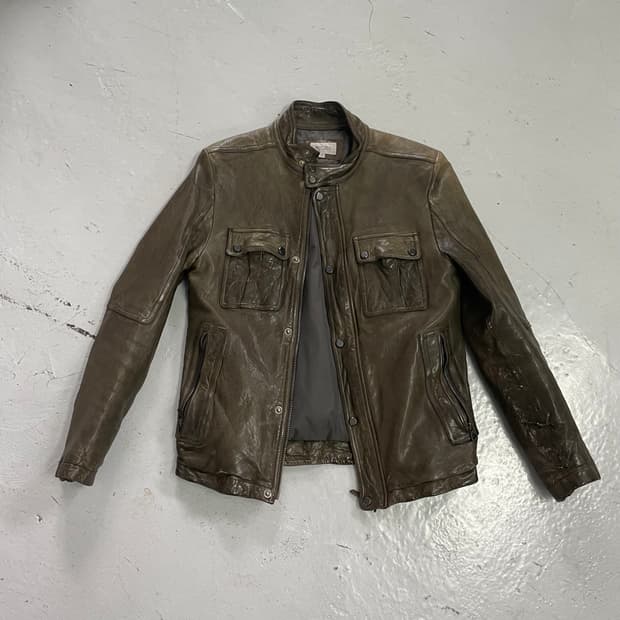 시리즈 램스킨 레더 자켓