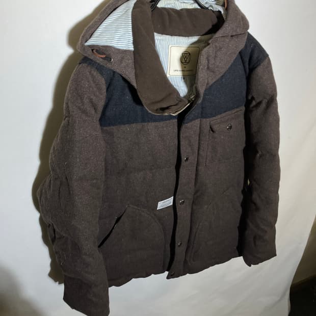 M)라이풀 울 덕다운 패딩 점퍼