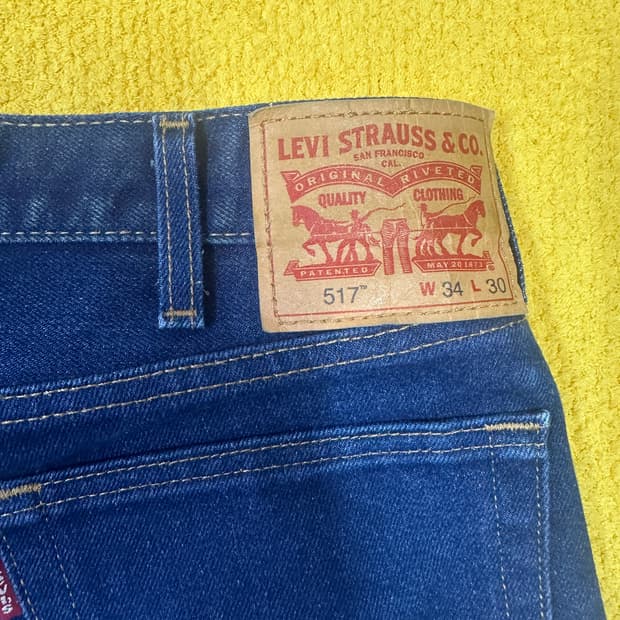 리바이스 517 부츠컷 다크블루 34/30 팝니다