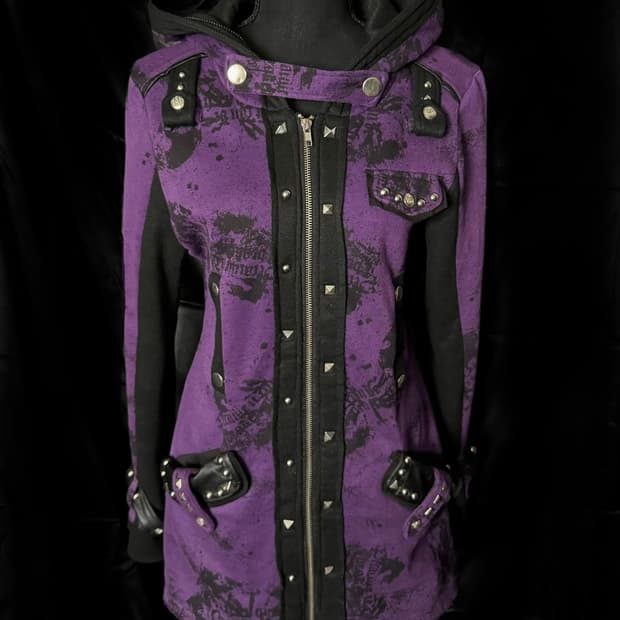 섹스팟리벤지 고스펑크 후드집업 자켓