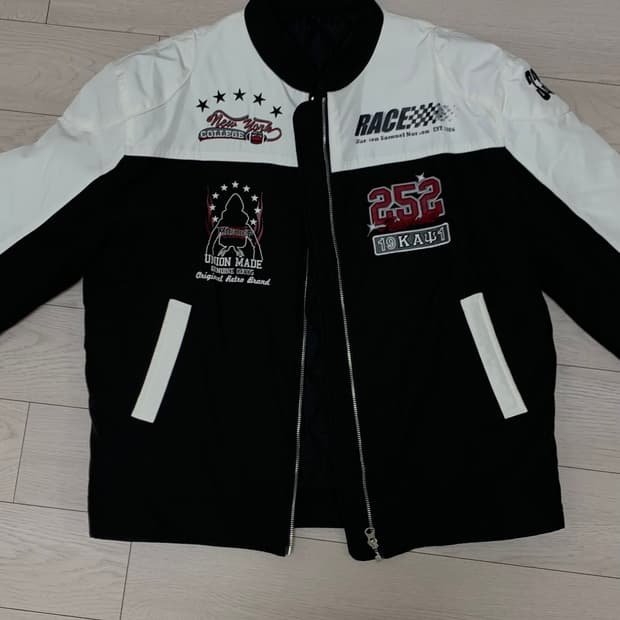 항공 블루종 새상품