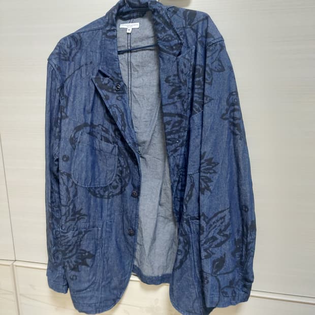 Bedford Jacket Indigo Floral Print