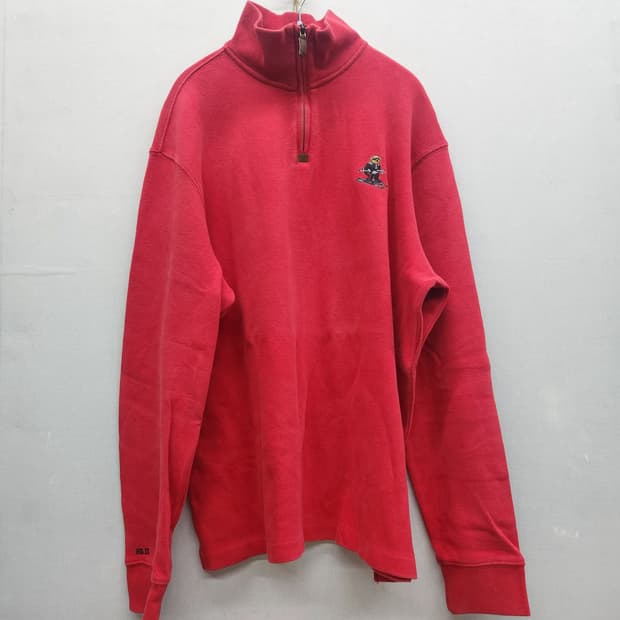 폴로랄프로렌 스키 베어자수 반집업 코튼 반집업 니트 L(2XL)