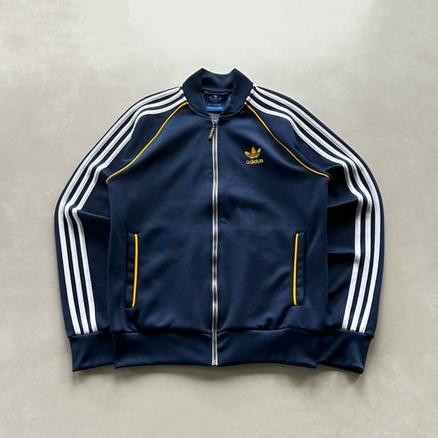 [L]아디다스 트레포일 네이비 트랙탑 져지