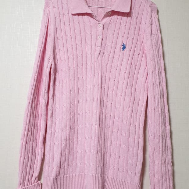 유에스폴로에센 (US POLO ASSN) 니트 카라티 M 95사이즈