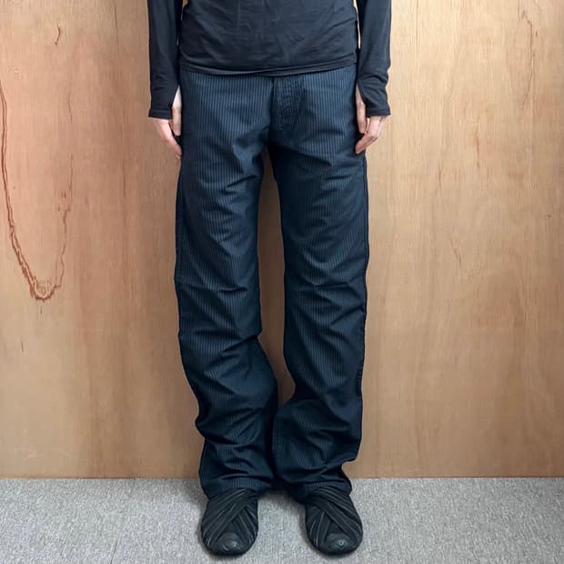 꼼데가르송 옴므 스트라이프 팬츠