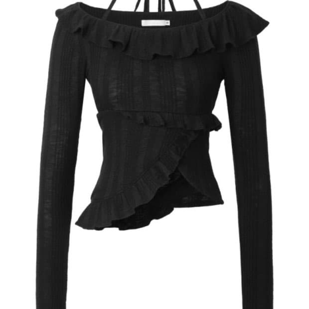 쓰리타임즈 애니탑 블랙 m