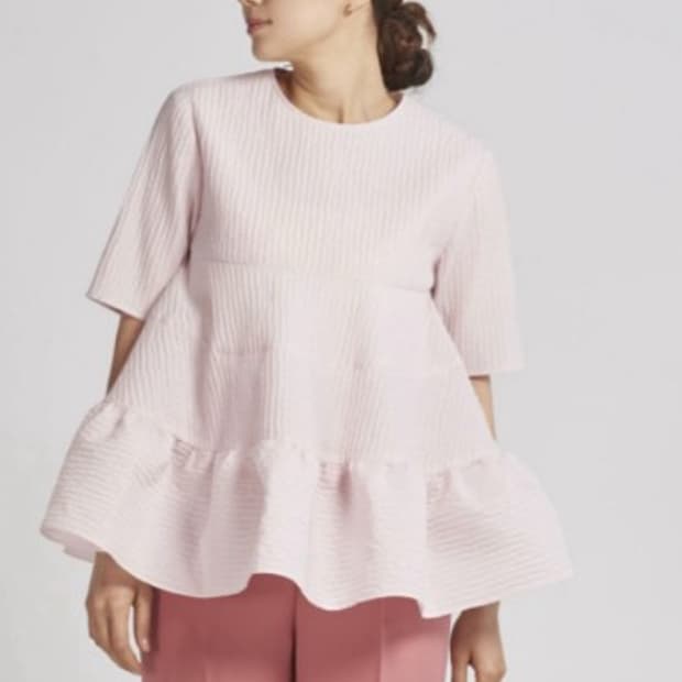 yori(요리) 프릴 블라우스 (made in japan)