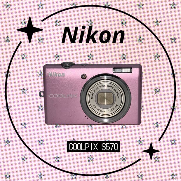 (메탈릭 핑크🎀) 니콘 Nikon COOLPIX S570