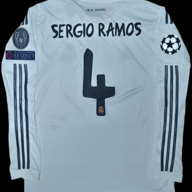 13-14 레알 세르히오 라모스 긴팔유니폼 L사이즈 레플리카
