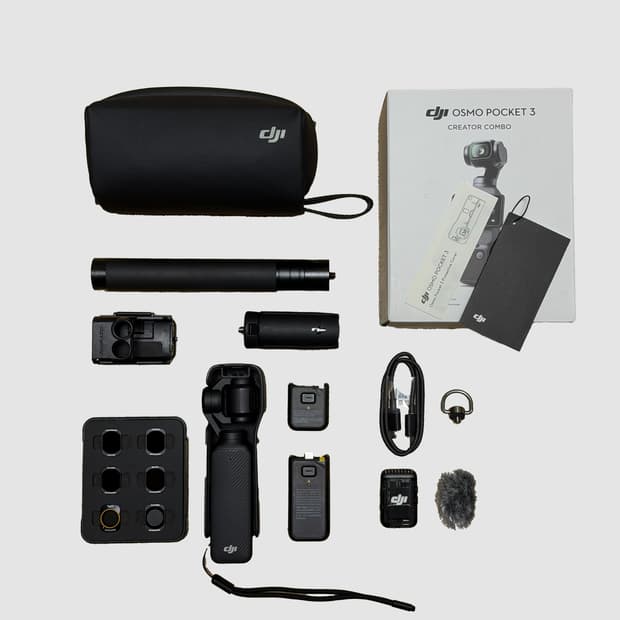 DJI 오즈모 포켓3 크리에이터 콤보 풀박스 악세사리