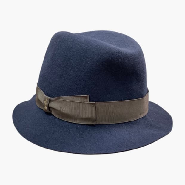 보르살리노 Borsalino 블루그레이 펠트 페도라 59