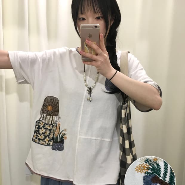 sawako patch t-shirt