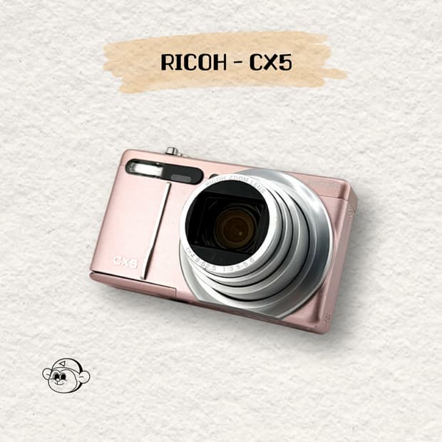 [💖리코 감성] 리코 RICOH CX5 레트로 디지털 카메라