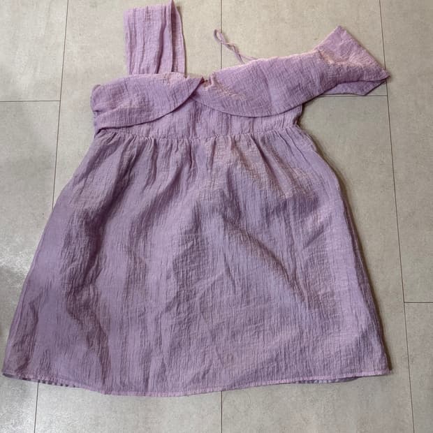 버뮬라 twisted mini dress 라벤더