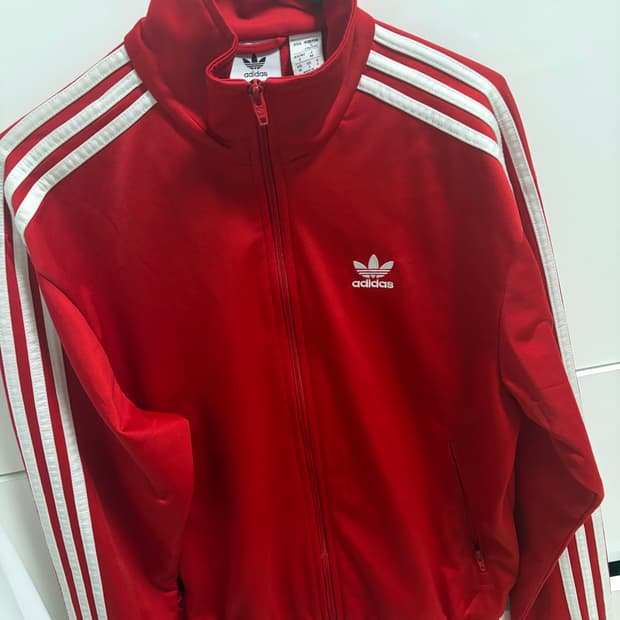 아디다스 레드 파이어버드 져지 트랙탑 스칼렛 IJ7060