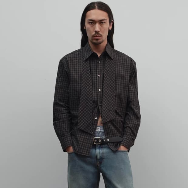 [S,M,L]커미션 25fw Banker 체크 셔츠