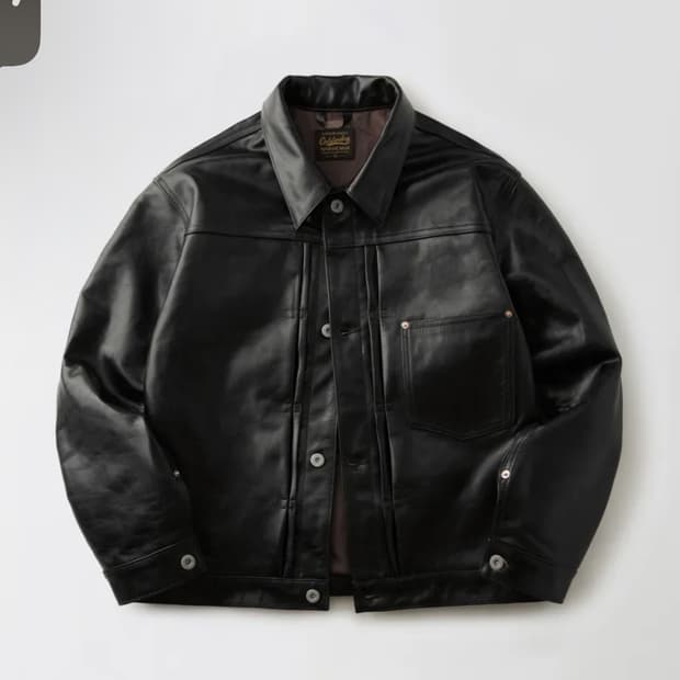 아웃스탠딩 소가죽 가죽자켓 M