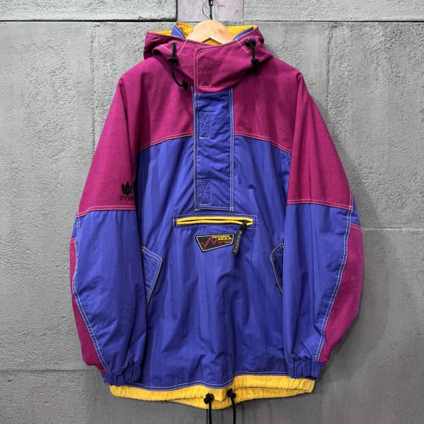 90s 데상트 테크 아노락 점퍼 made in JAPAN (2XL) 