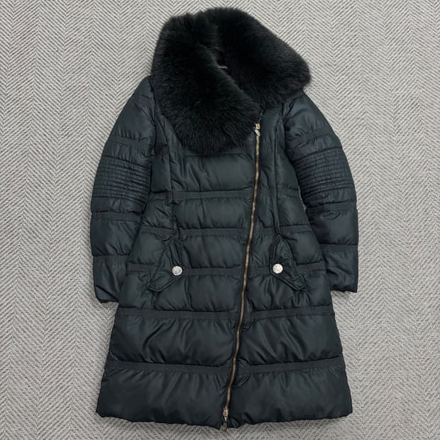 베르사체 리얼퍼 카라 패딩 자켓 v1796