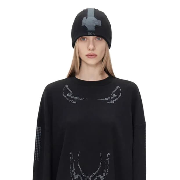 604service CREST WAFFLE BEANIE