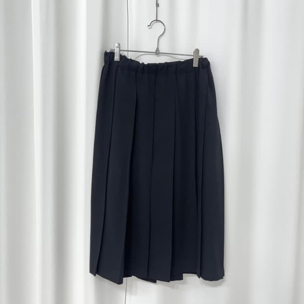 꼼데가르송 트리콧 플리츠 스커트
