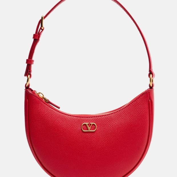 Valentino Garavani VLogo Half-Moon Shoul