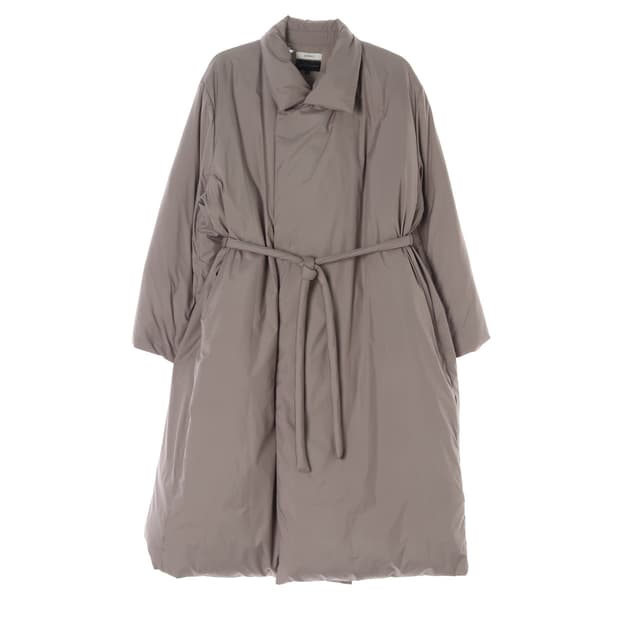 [S]아모멘토 덕다운 베이지 패딩 다운 푸퍼 롱코트
