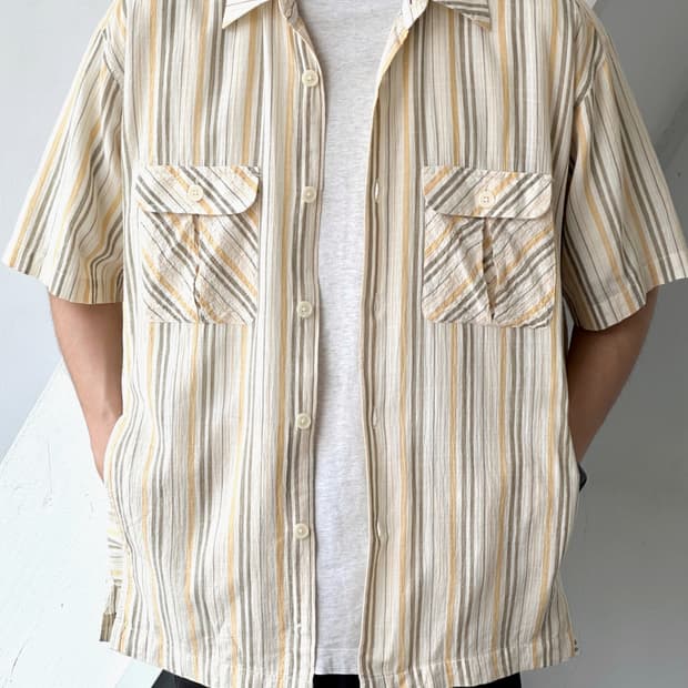 Natural fabric 2way H/S shirket