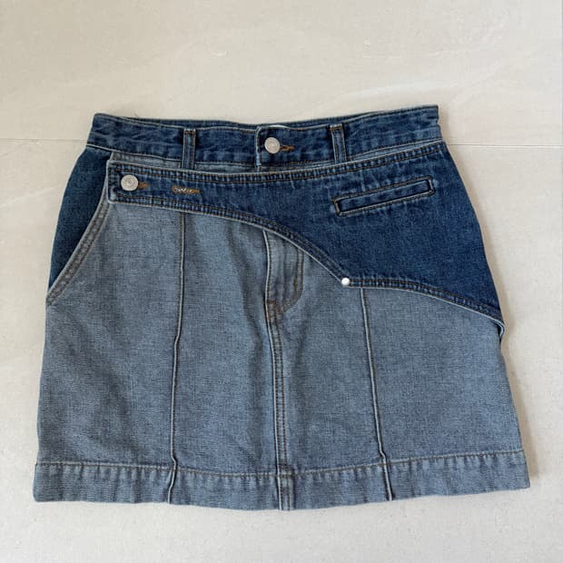 마뗑킴 데님 스커트