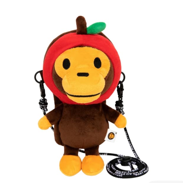 베이프 베이비 마일로 플러시 모바일 백 레드