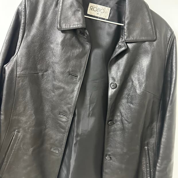 로보 가죽 재킷