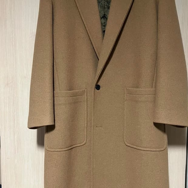 가먼트레이블 Notched Lapel 롱코트