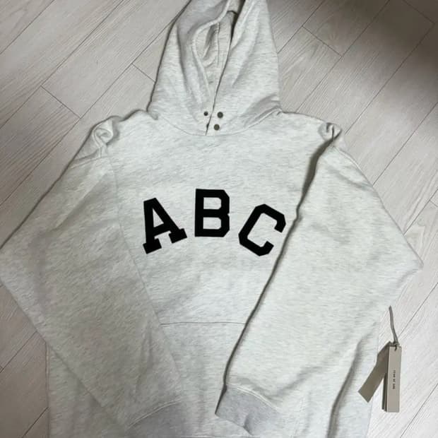 [XL] Fear of God ABC Hoodie Cream Heathe