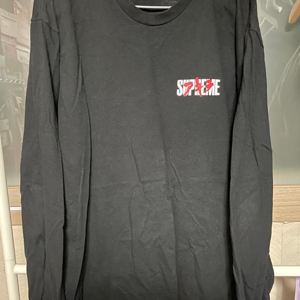 슈프림 아키라 롱슬리브 블랙