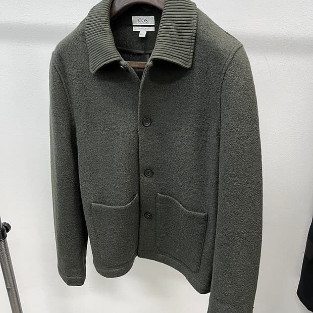 95) 코스 니트카라 울자켓