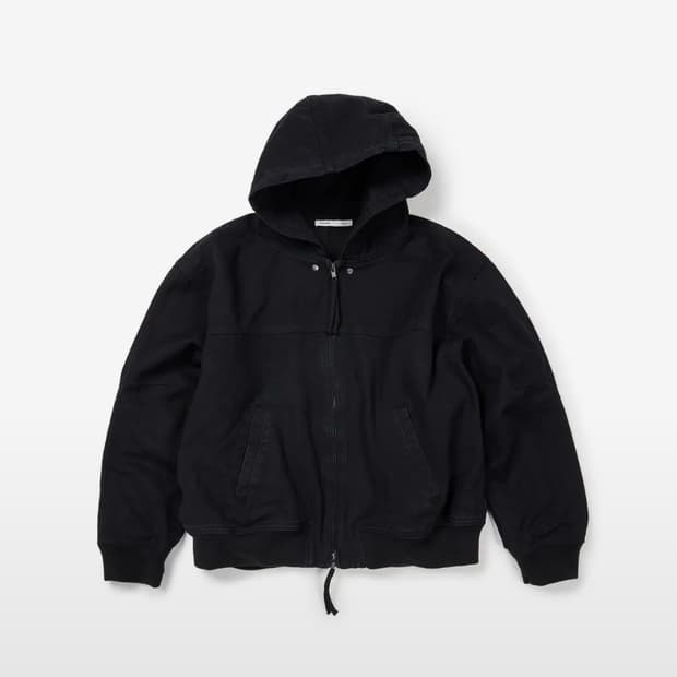 VINTAGE HOOD WORK JACKET (BLACK)