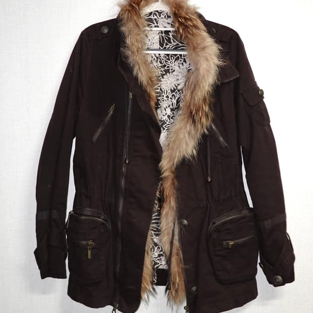 보헤미안 플로럴 라이닝 밀리터리 자켓