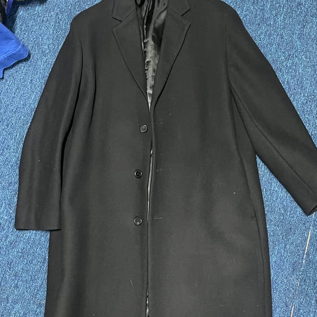 쿠어 울 캐시미어 싱글코트