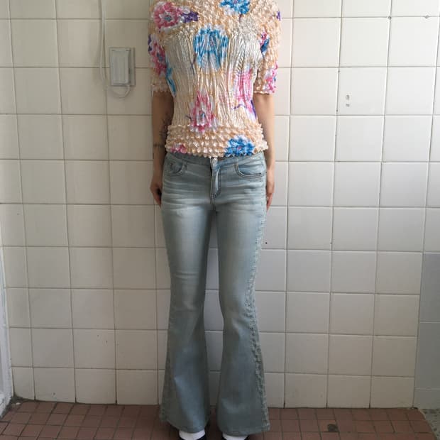 Pleats popcorn top