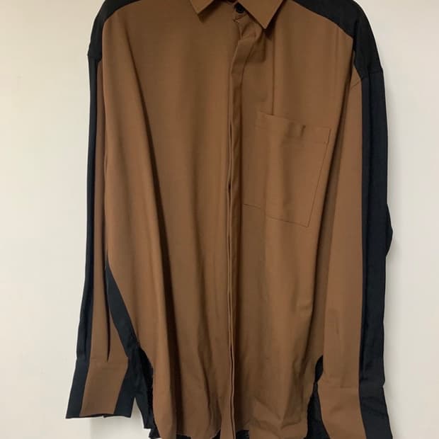 Gauchere ssense exclusive brown shirt