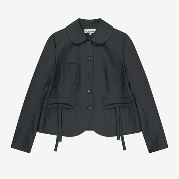 뚜오미오 리본자켓 