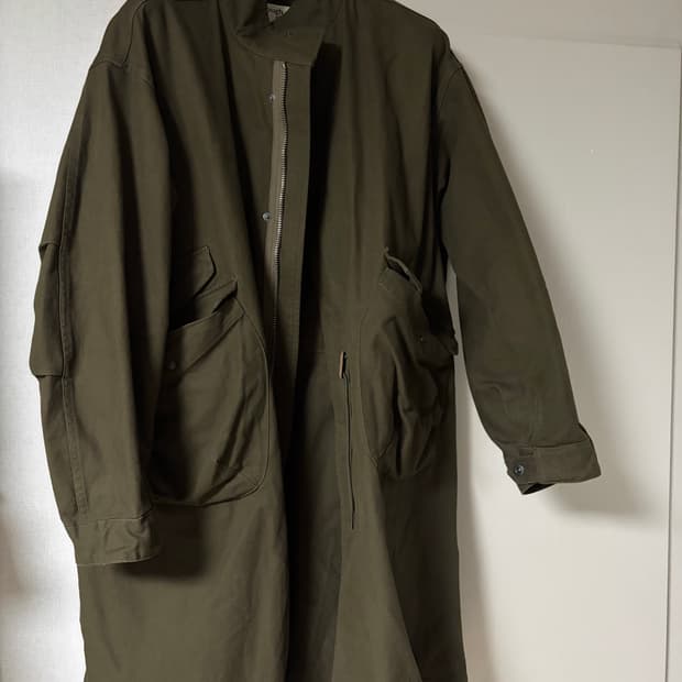 러프사이드 25FW 모즈파카 다크올리브 1사이즈