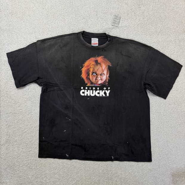 [2XL] 세인트미카엘 처키 티셔츠 블랙