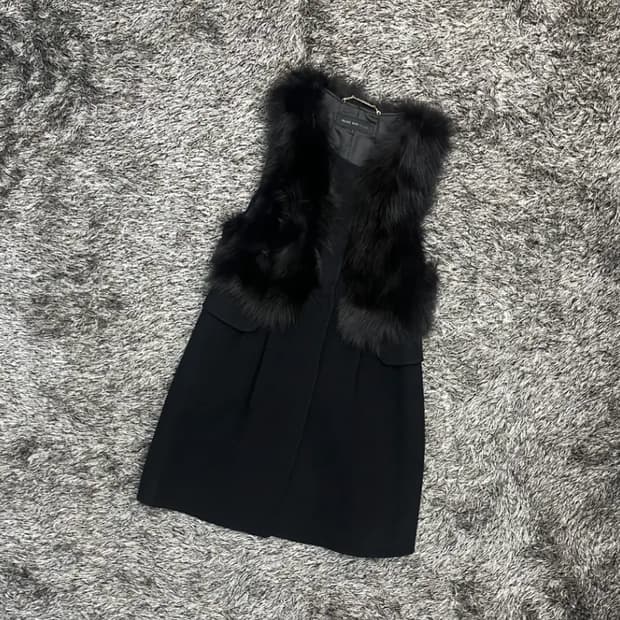 올리브데올리브 여성 폭스 울 베스트 (1)