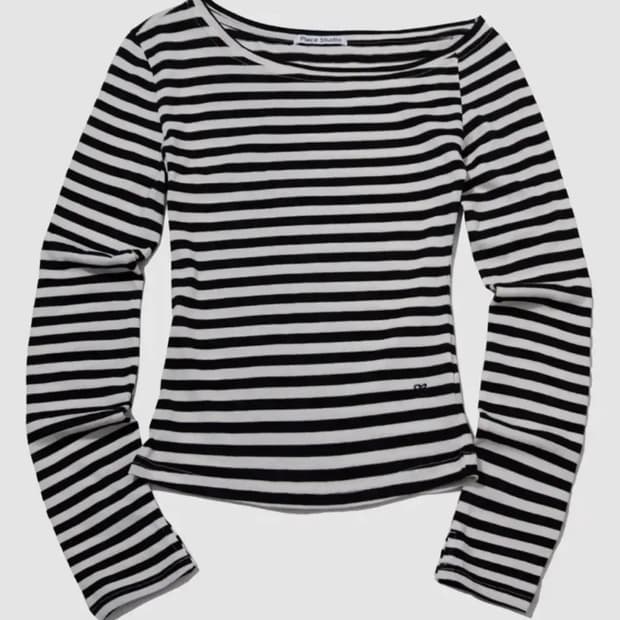 플레이스 스튜디오 원숄더 롱슬리브