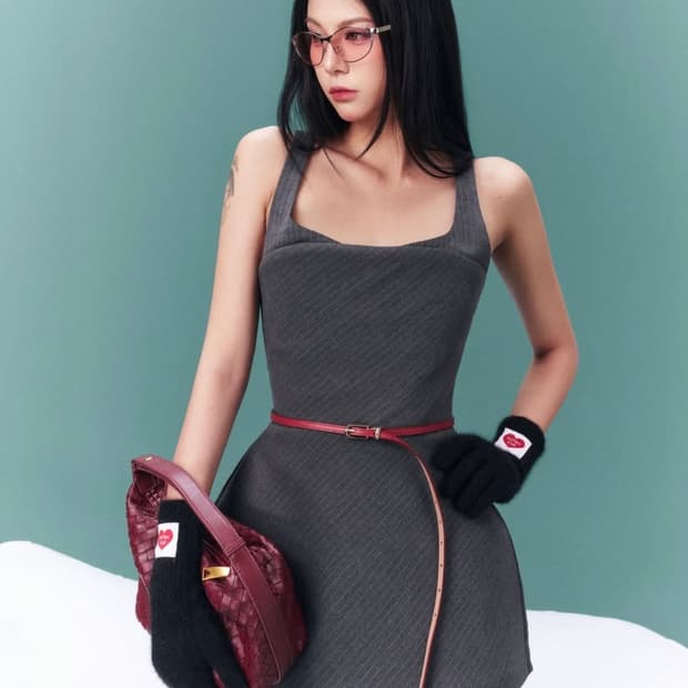 코르셋 원피스( Grey)