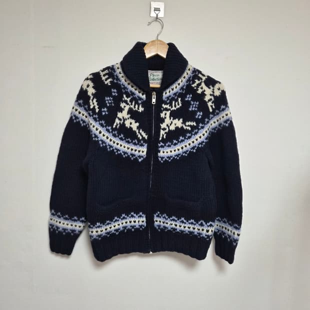 플레보콜렉션 헤비울 집업 가디건 Free사이즈 - K54